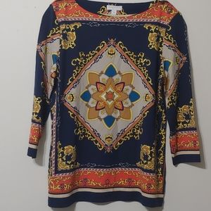 Charter Club Multi Colour Top